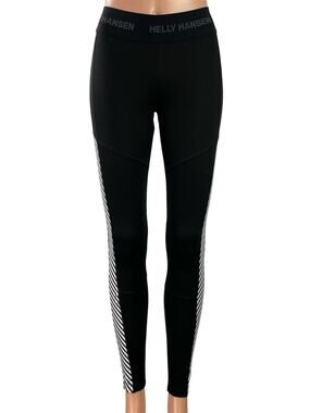 Helly Hansen LIFA Baselayer Black High Performance Athletic Legging Pants Sz SP